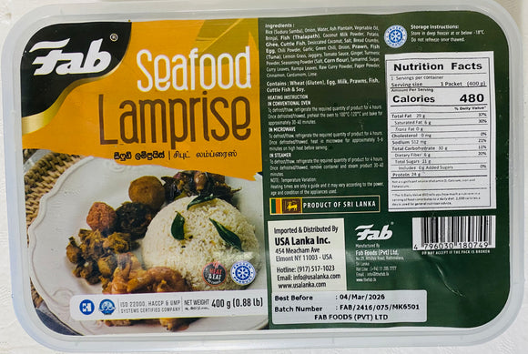 FAB Seafood Lampreis  400 g