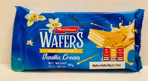 Maliban Vanilla Cream Wafers - 90g