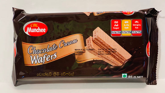 CBL Munchee Chocolate Cream Wafers - 85g